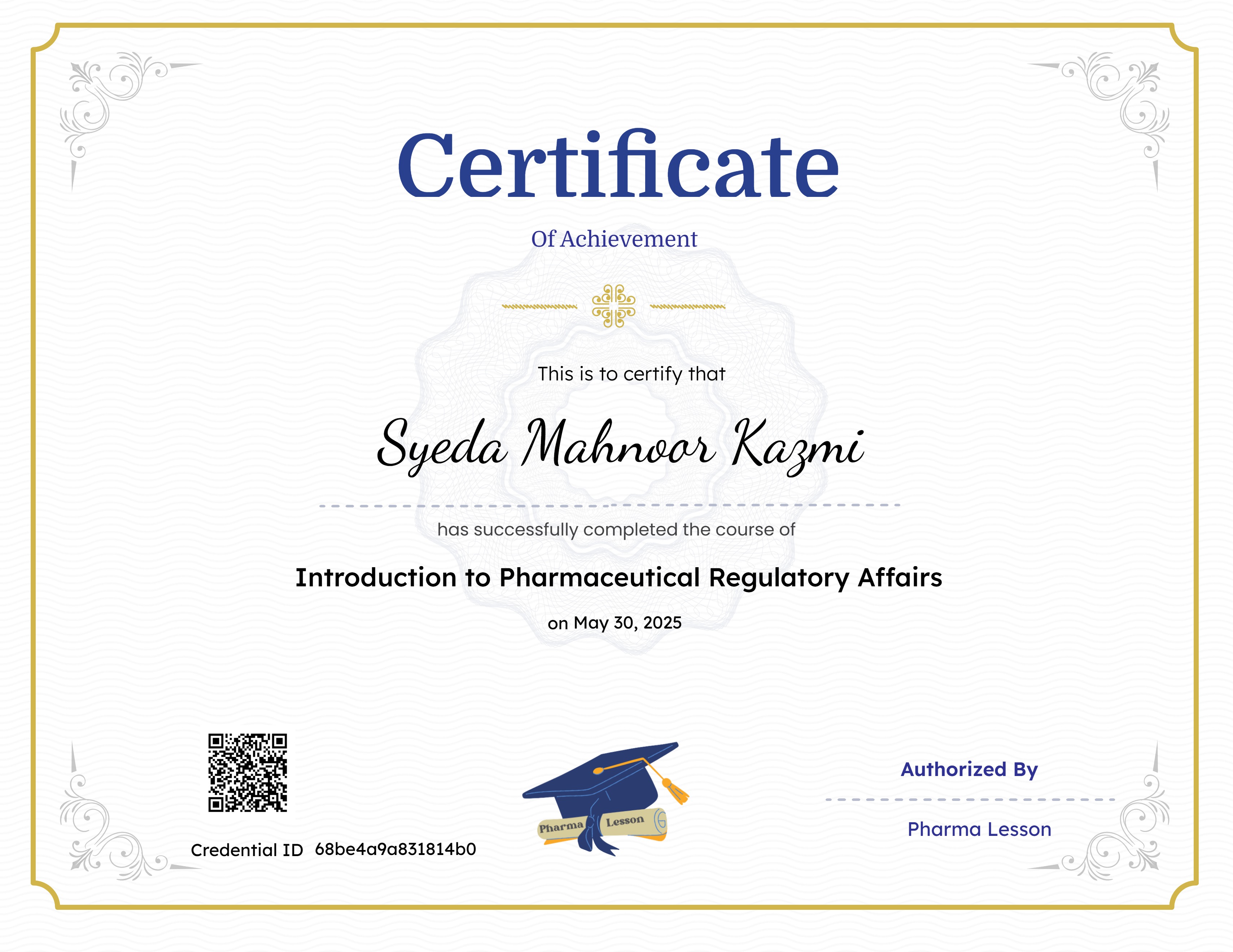 Introduction to Pharmaceutical Regulatory Affairs