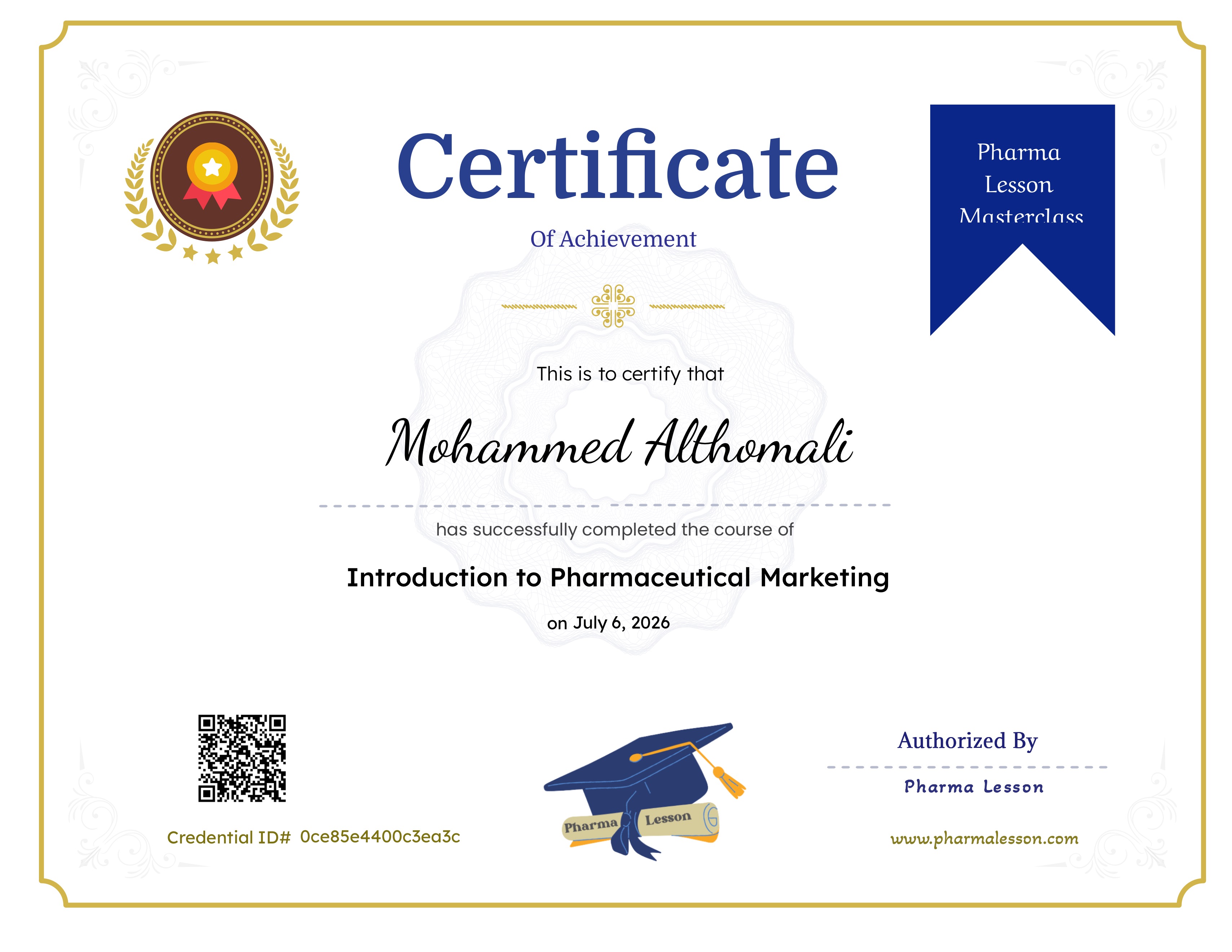 Introduction to Pharmaceutical Marketing