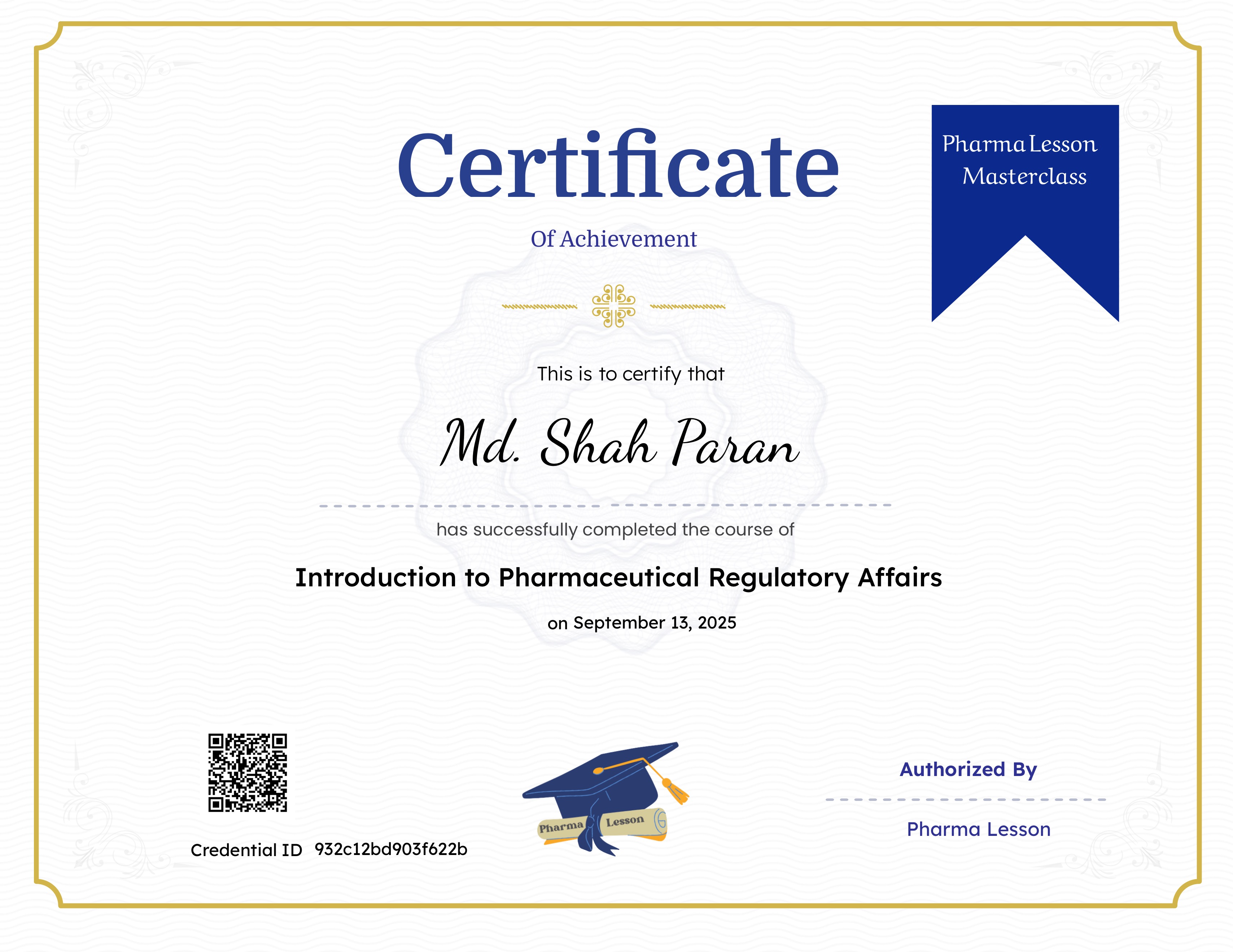 Introduction to Pharmaceutical Regulatory Affairs