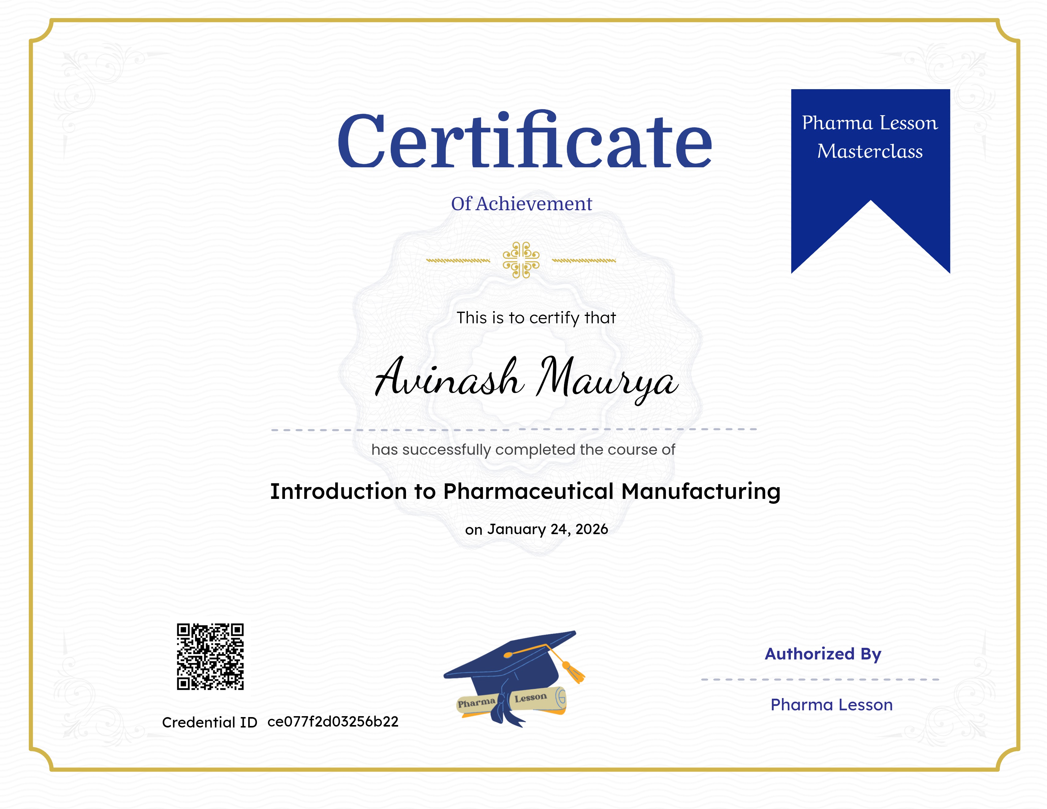 Introduction to Pharmaceutical Manufacturing