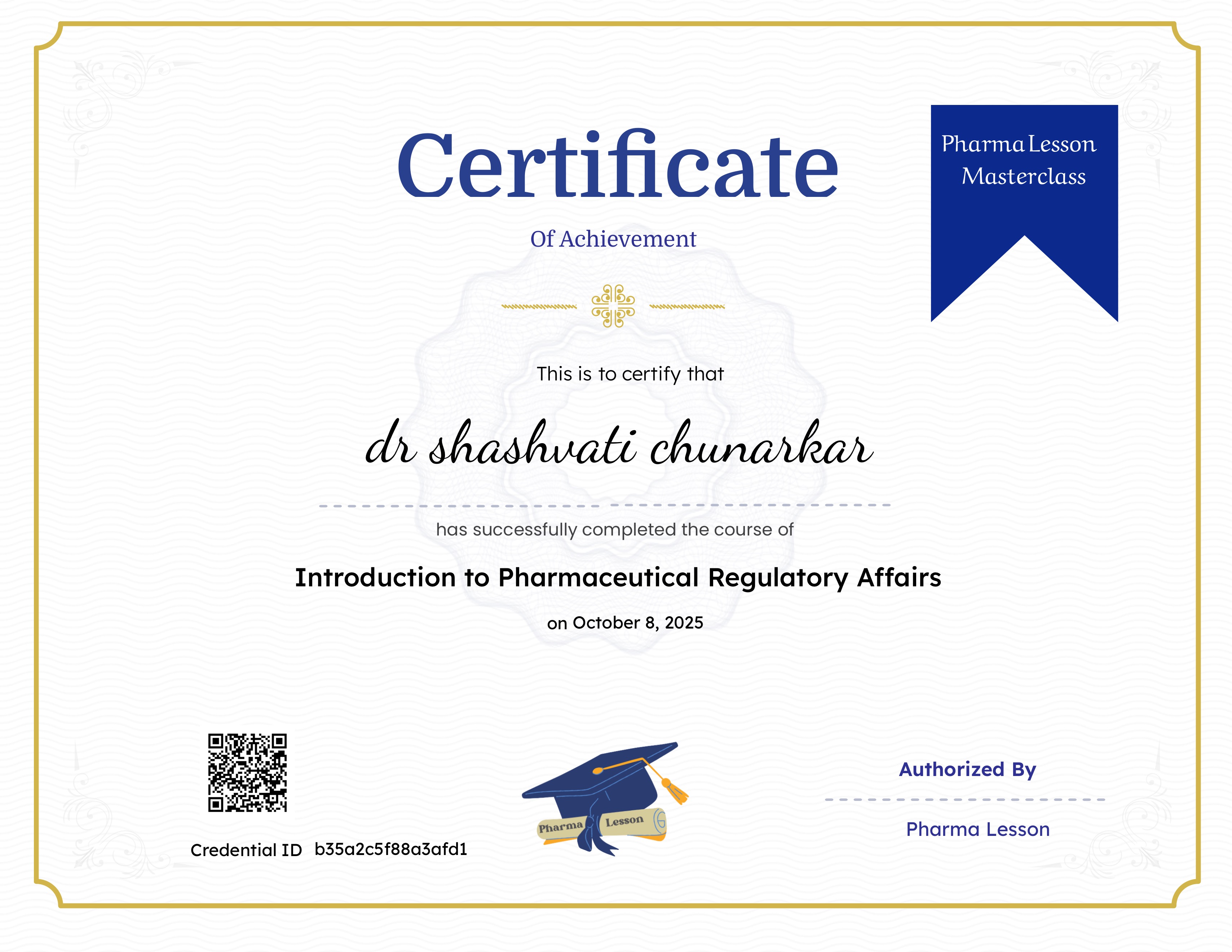 Introduction to Pharmaceutical Regulatory Affairs