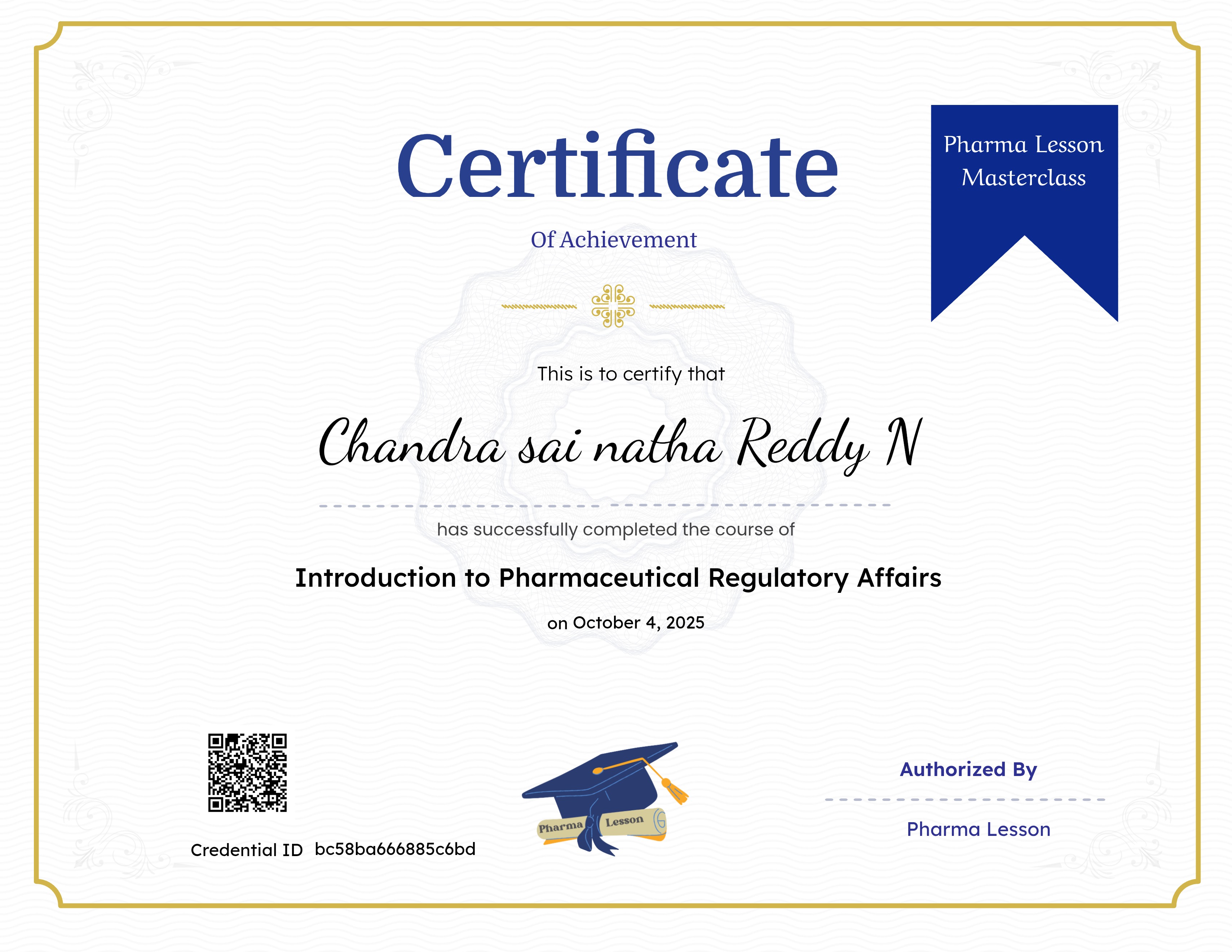 Introduction to Pharmaceutical Regulatory Affairs