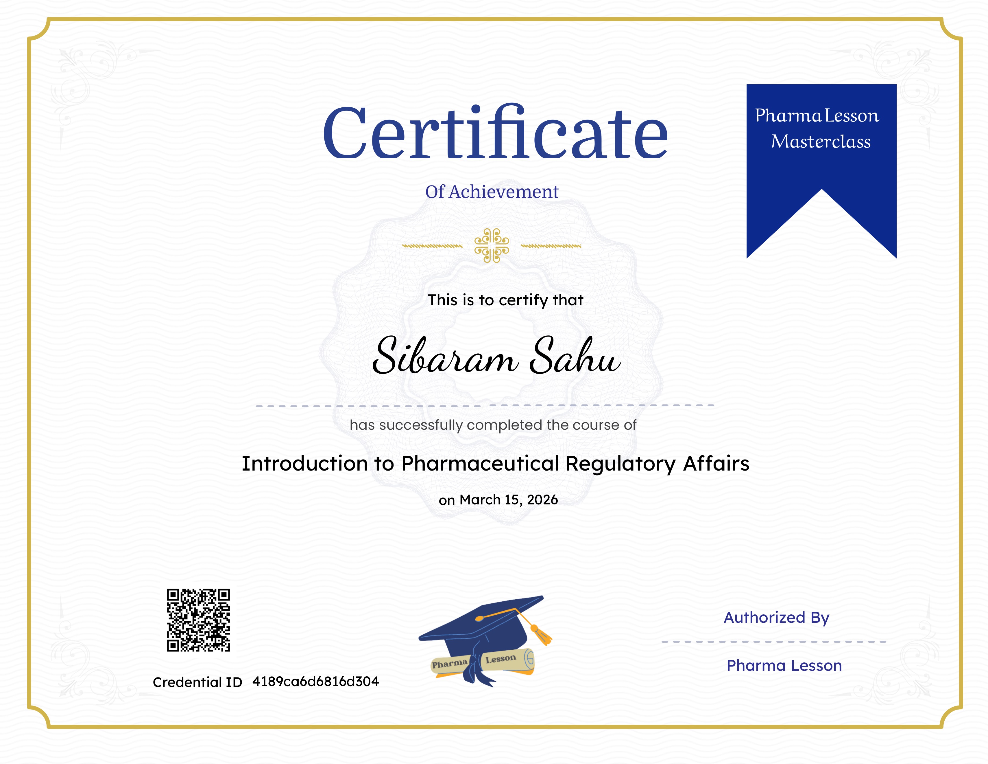 Introduction to Pharmaceutical Regulatory Affairs