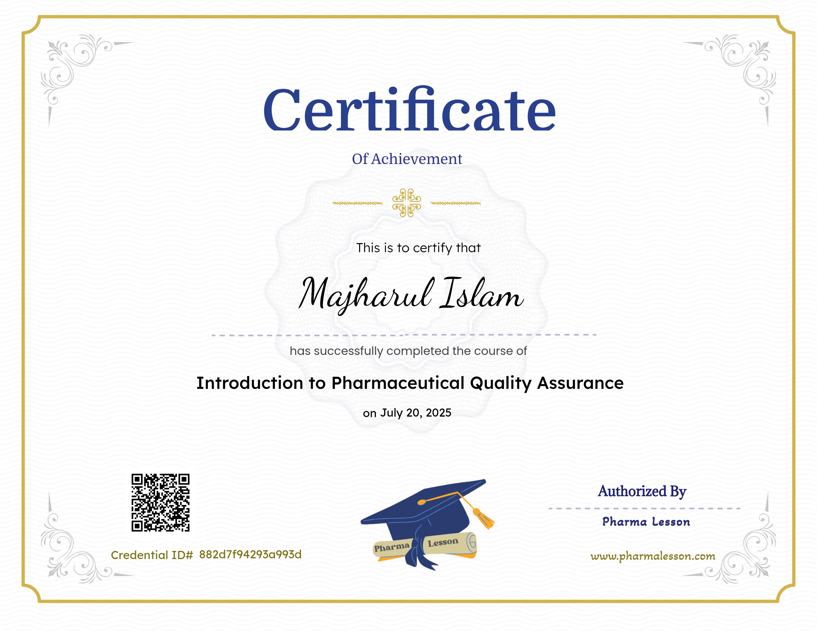 Introduction to Pharmaceutical Quality Assurance