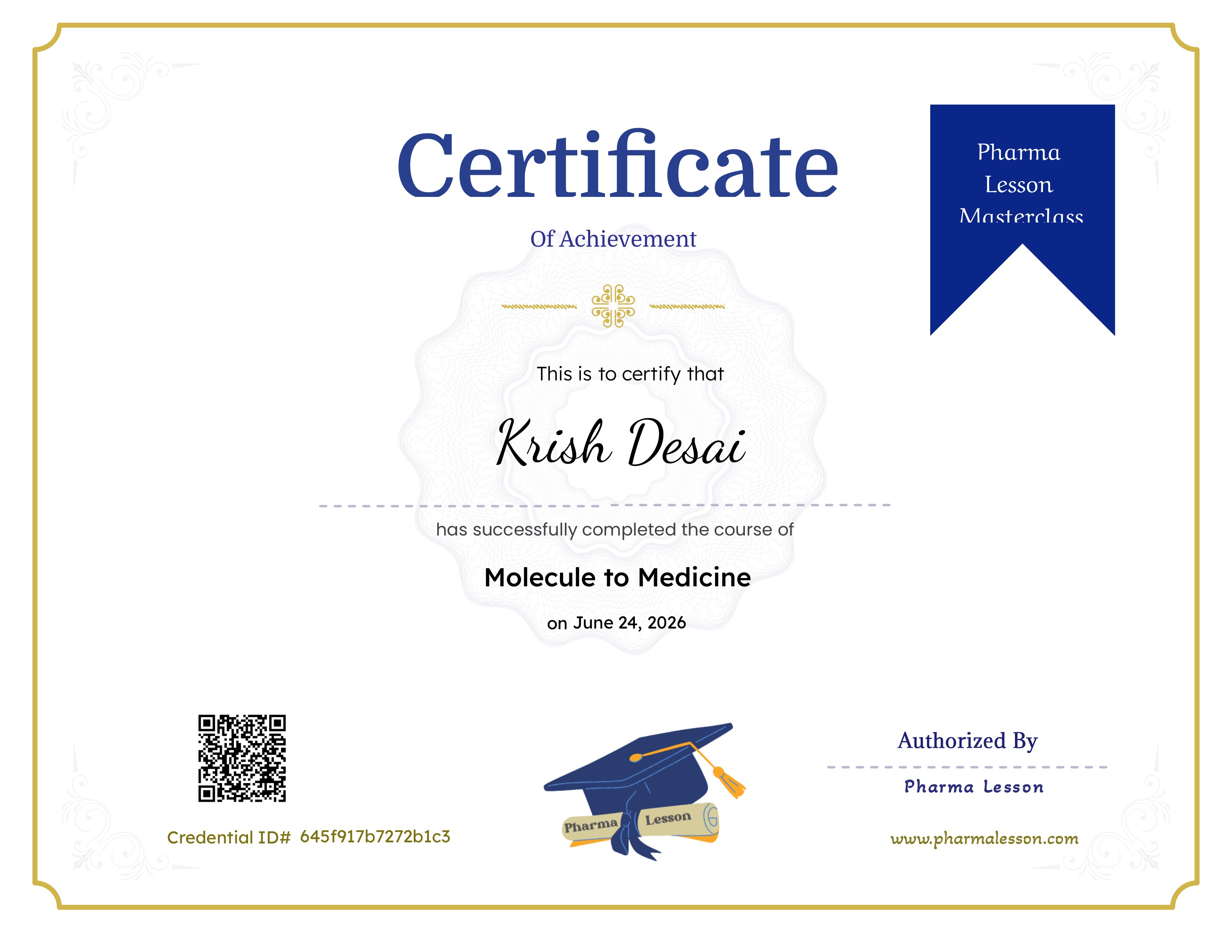Molecule to Medicine