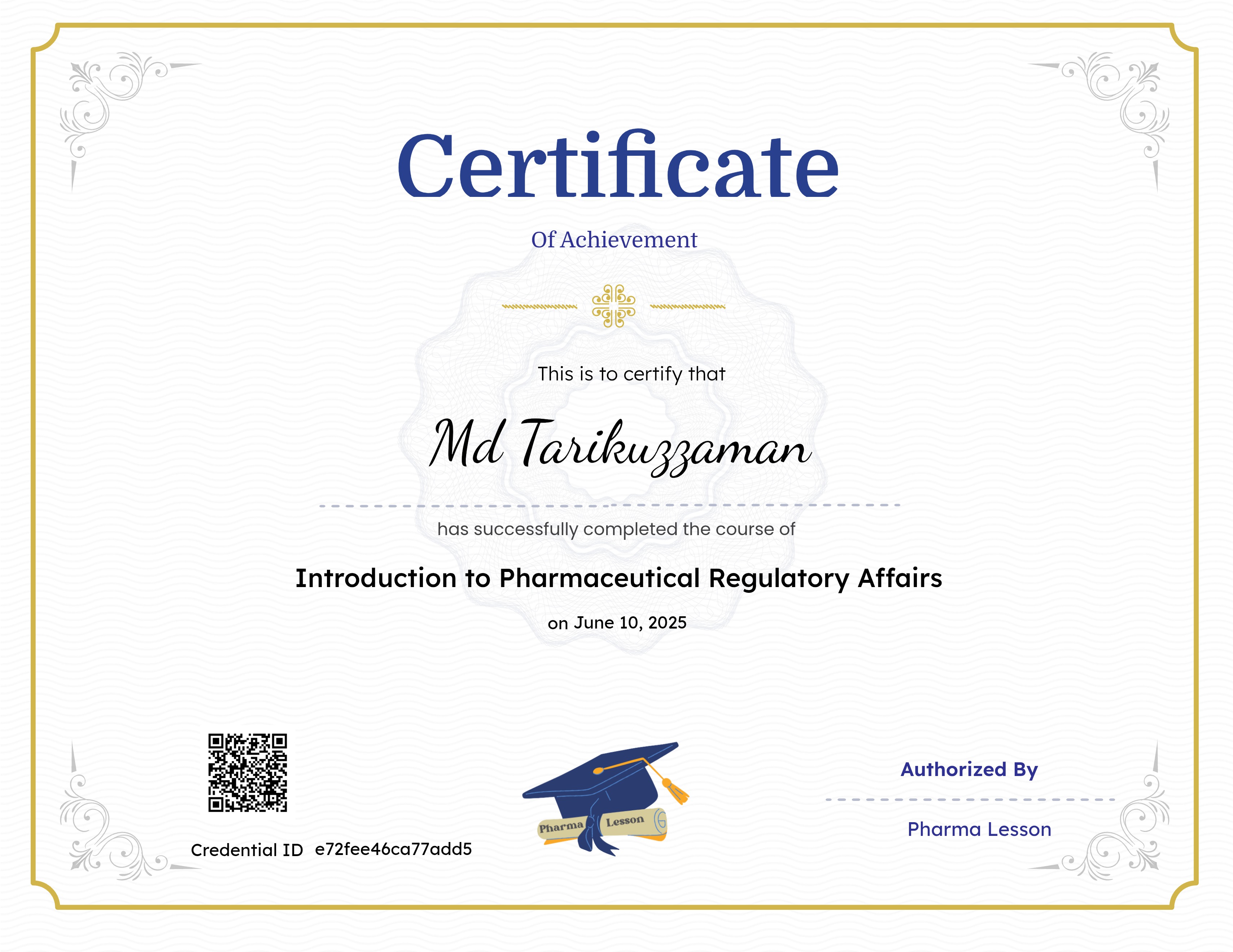Introduction to Pharmaceutical Regulatory Affairs