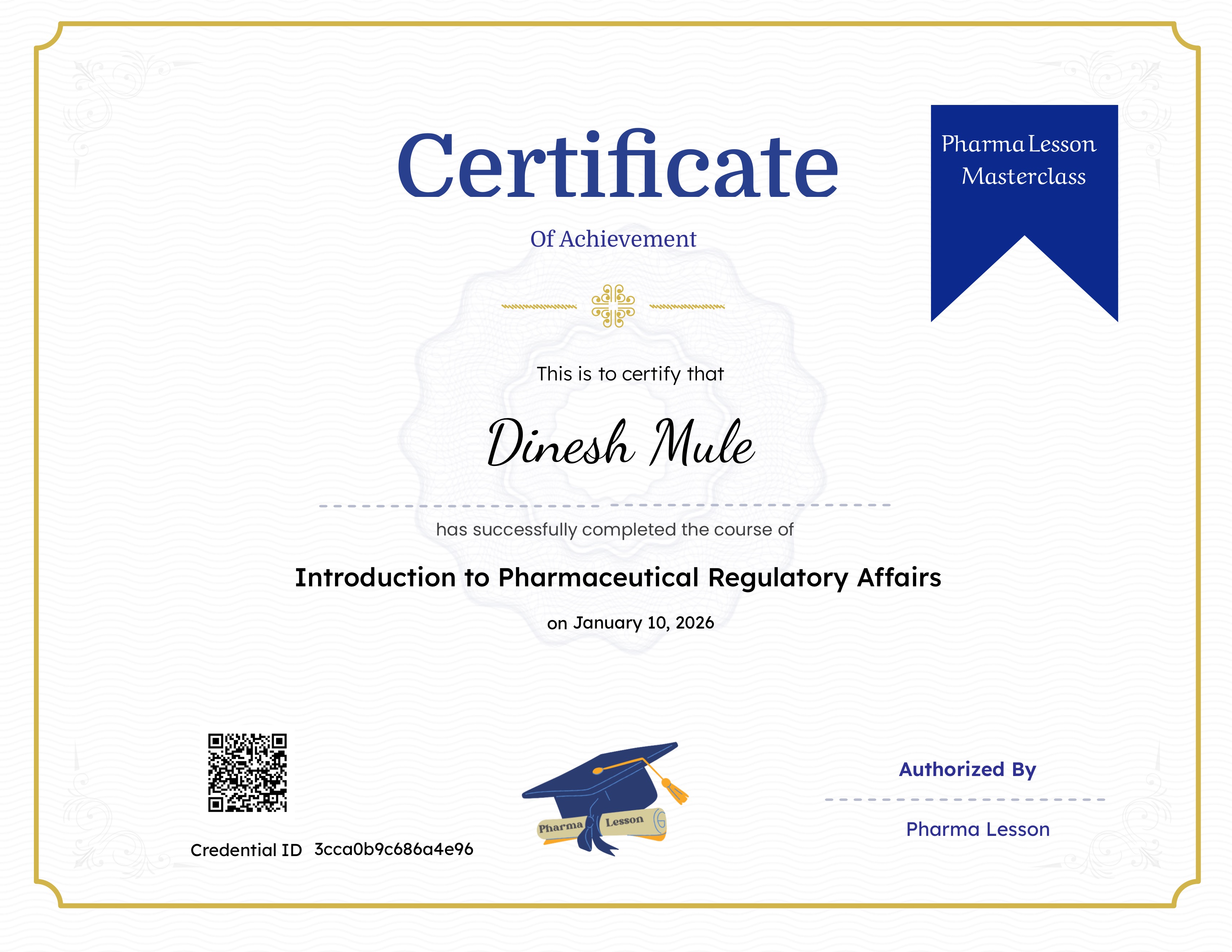 Introduction to Pharmaceutical Regulatory Affairs